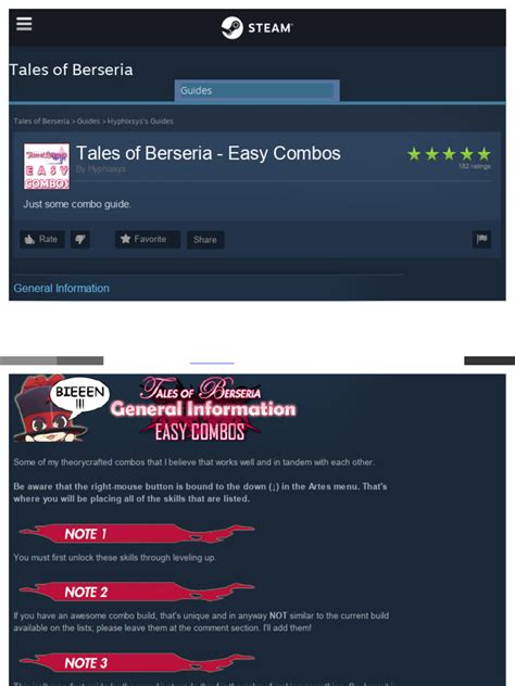 tales of berseria combo guide